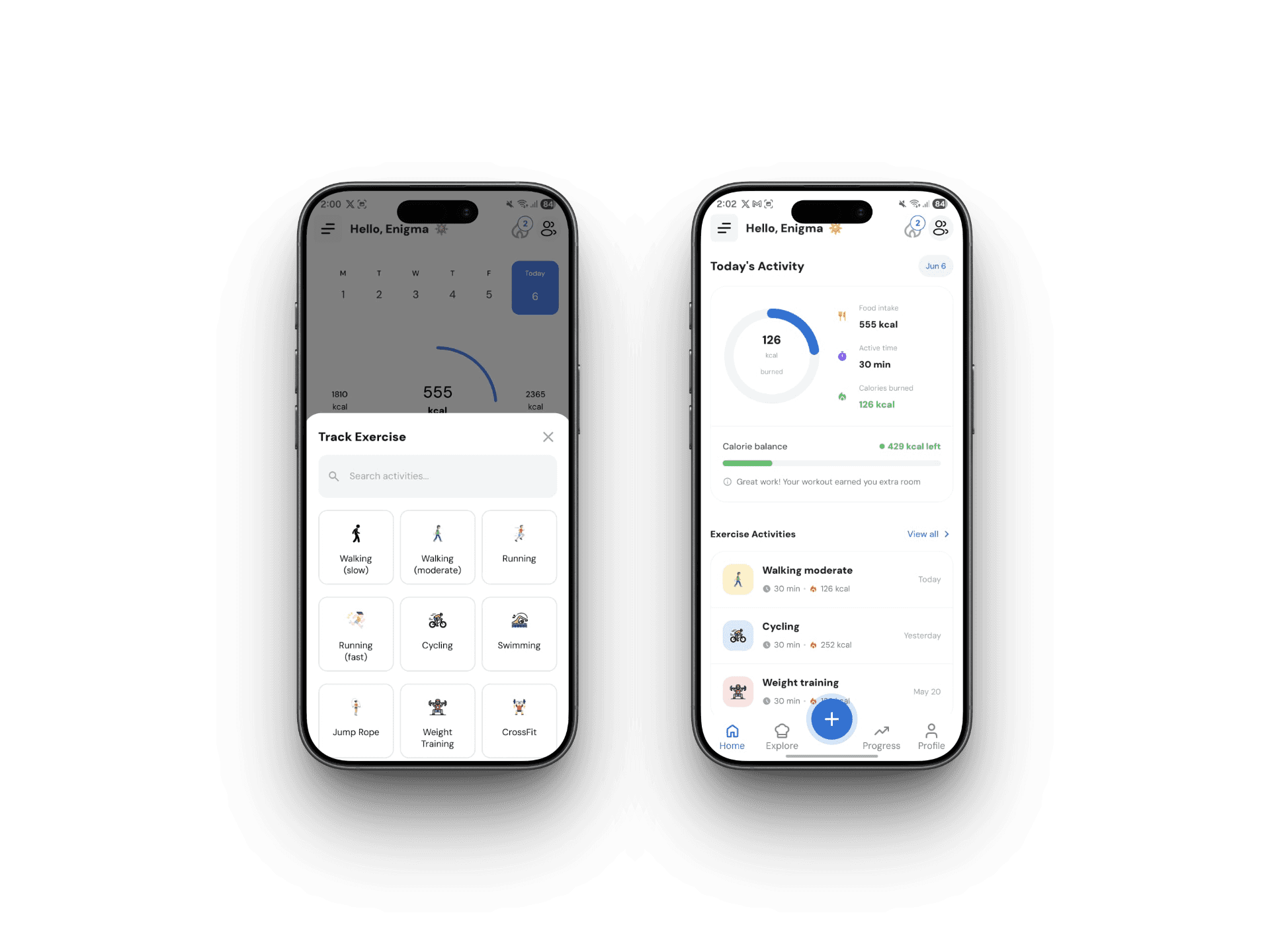 WORKOUT TRACKING