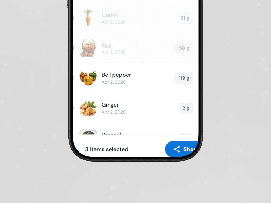 App interface preview
